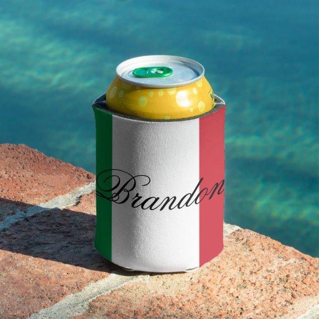 Enfriador De Latas Italy Flag Italian Pride Europe Country (Piscina in situ)