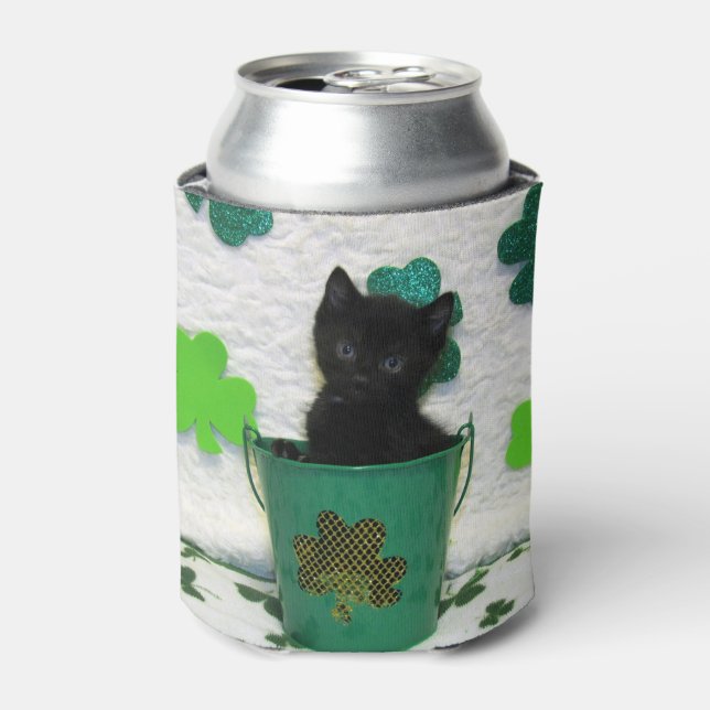 Enfriador De Latas Jack's St. Patrick's Day Gold - Cat / Kitten (Lata Anverso)