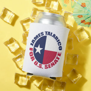 Enfriador De Latas James Talarico para el Senado de EE. UU. Texas