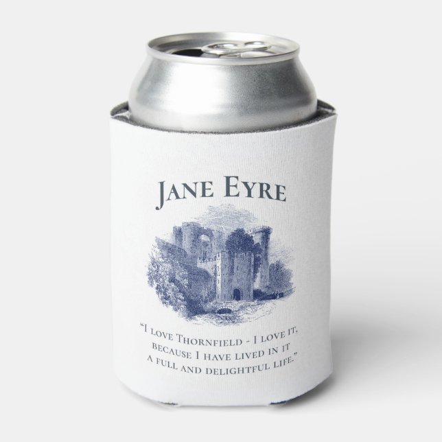Enfriador De Latas Jane Eyre - Amo Thornfield - Castillo (Lata Anverso)