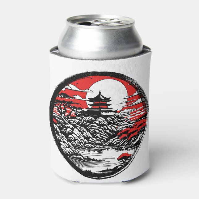 Enfriador De Latas Jardín japonés (Lata Anverso)