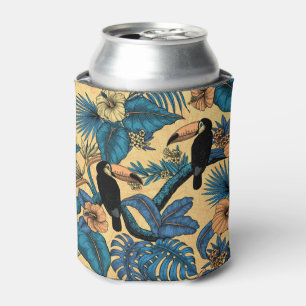 Enfriador De Latas Jardín táctil en amarillo y azul