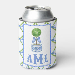 Enfriador De Latas Jardín Topiary de Bambú | Monograma