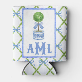 Enfriador De Latas Jardín Topiary de Bambú | Monograma