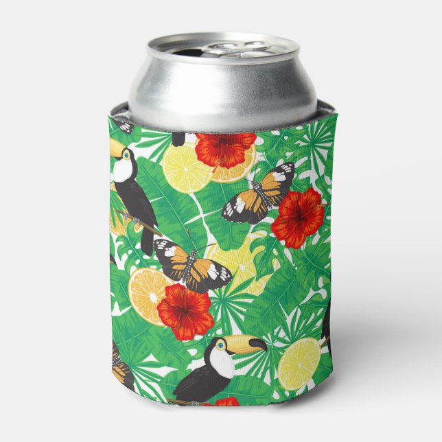 Enfriador De Latas Jardín tropical (Lata Anverso)