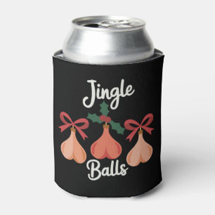 Enfriador De Latas Jingle Balls Humor para Adultos Navidades Sarcásti