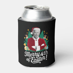 Enfriador De Latas Joe Biden Navidad Santa Feliz 4 De Pascua Xmas