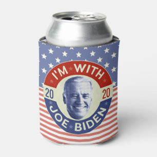Enfriador De Latas Joe Biden para el retro de fotos del presidente de