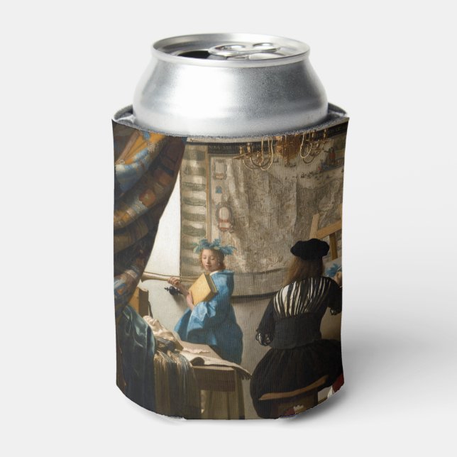Enfriador De Latas Johannes Vermeer - La historia de la pintura (Lata Anverso)