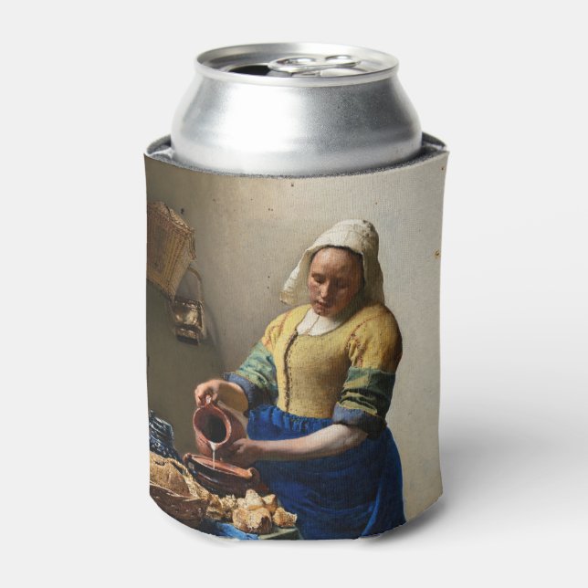 Enfriador De Latas Johannes Vermeer - La Milkmaid (Lata Anverso)