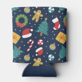 Enfriador De Latas Jolly Jumble Holiday Vaso refrigerador