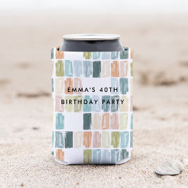 Enfriador De Latas Joyas pintadas acuarela personalizada