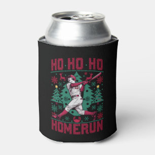 Enfriador De Latas Ju Ho Homerun Navidad de béisbol feo suéter