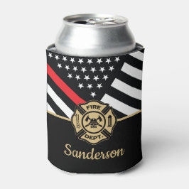 Enfriador De Latas Jubilación de la retirada de los bomberos Felicita