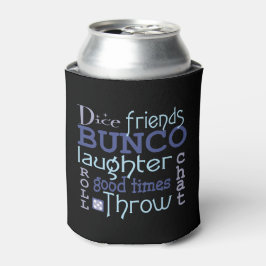 Enfriador De Latas Juego Bunco Noche de los dados Blue & Purple Moder