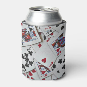 Enfriador De Latas Juegos de cartas de póquer Reina Rey