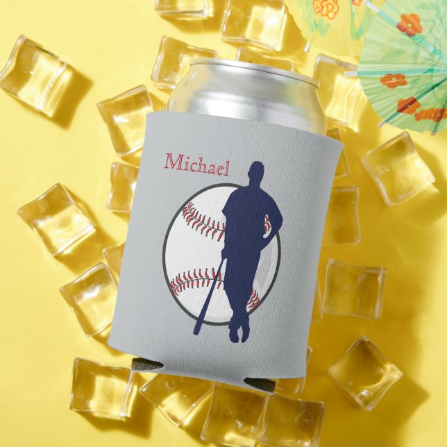Enfriador De Latas Jugador de béisbol personalizado (Verano in situ)