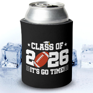 Enfriador De Latas Jugador de Fútbol Clase de Graduación 2026 Senior