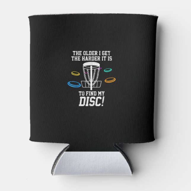Enfriador De Latas Jugador de Golf Disk Older Golfer Funny Golf (Anverso)