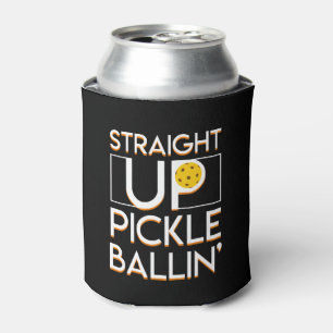 Enfriador De Latas Jugador de Pickleball derecho encima de la