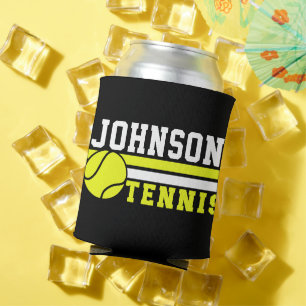 Enfriador De Latas Jugador de Tenis NAME Juego de Pelota Cancha Perso