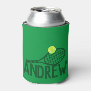 Enfriador De Latas Jugador de tenis personalizado
