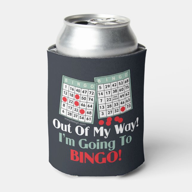 Enfriador De Latas Jugadores de Bingo (Lata Anverso)