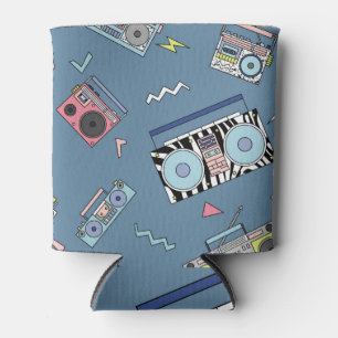 Enfriador De Latas Jugadores de Cassette Vintage: Arte retro sin prob