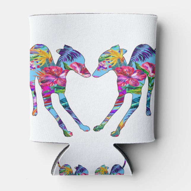 Enfriador De Latas Jugando los Greyhounds de Italia (Anverso)