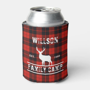 Enfriador De Latas Juguete de tartán escocés de Family Camp Cunning