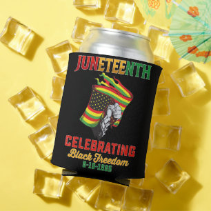 Enfriador De Latas Juneteenth Celebrando la Libertad Negra 6 19 1865