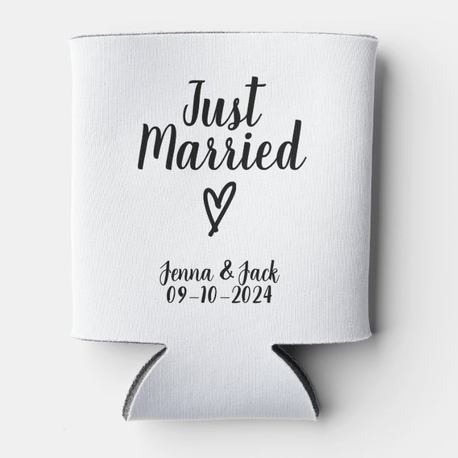 Enfriador De Latas Just Married Can Cooler (Anverso)
