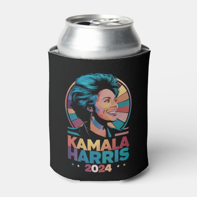 Enfriador De Latas Kamala Harris 2024 Elecciones al presidente Kamala (Lata Anverso)