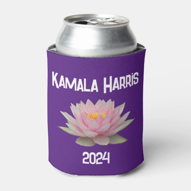 Enfriador De Latas Kamala Harris Lotus 2024 (Lata Anverso)