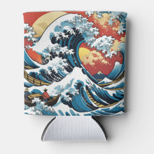 Enfriador De Latas Kanagawa Japonés La gran ola