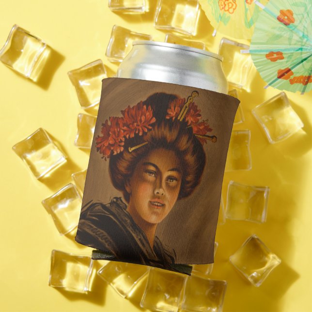 Enfriador De Latas Karama: Actriz japonesa Romance Geisha (Verano in situ)