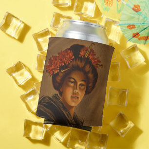 Enfriador De Latas Karama: Romance Japonés Actriz Geisha