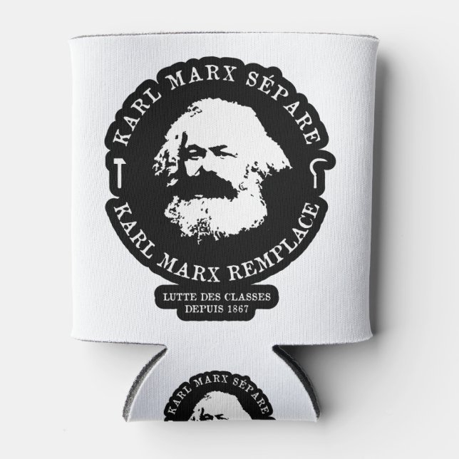 ENFRIADOR DE LATAS KARL MARX SÉPARE, KARL MARX REMPLACE (Anverso)