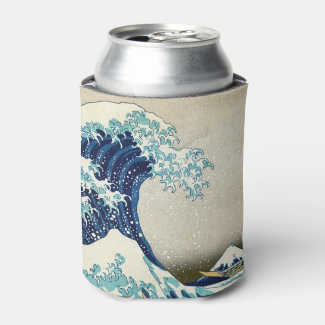 Enfriador De Latas Katsushika Hokusai - La gran ola de Kanagawa (Lata Anverso)