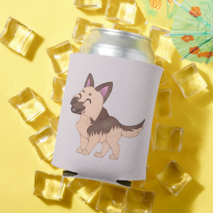 Enfriador De Latas Kawaii German Shepherd Dog