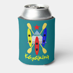 Enfriador De Latas Kayak Deportes Acuáticos Tema Gráfico