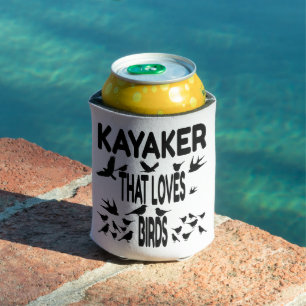Enfriador De Latas Kayaker ama a los pájaros