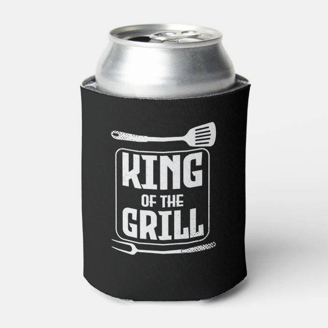Enfriador De Latas King of the GRILL (Lata Anverso)