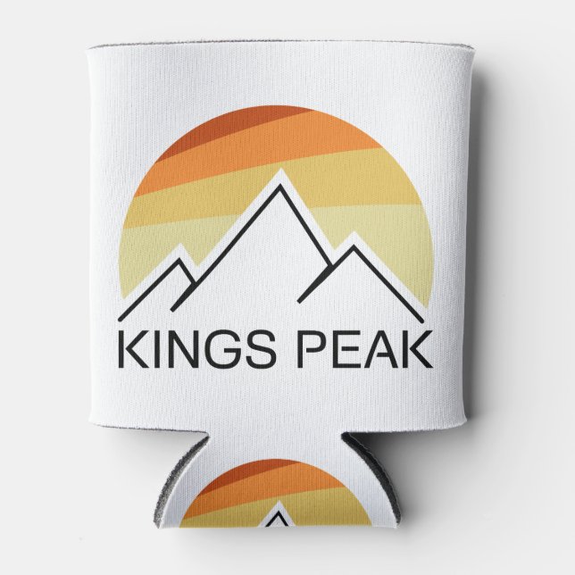 Enfriador De Latas Kings Peak Utah Retro (Anverso)