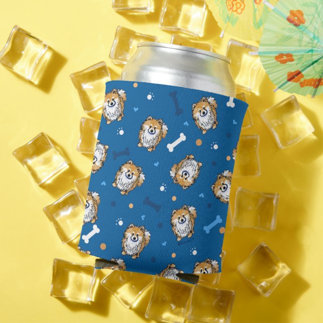 Enfriador De Latas KiniArt Pomeranian (Verano in situ)