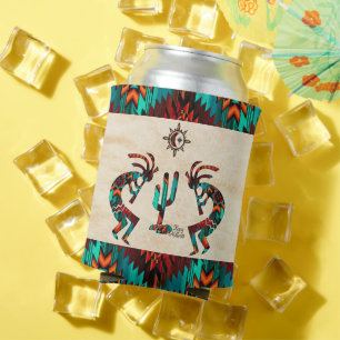 Enfriador De Latas Kokopelli Y Cactus