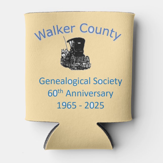 Enfriador De Latas Koozie, 60º aniversario de la WCGS (Anverso)