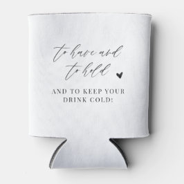 Enfriador De Latas Koozie de boda personalizado | Manga para lata de
