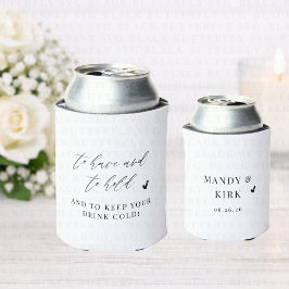 Enfriador De Latas Koozie de boda personalizado | Manga para lata de