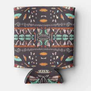 Enfriador De Latas Koozie occidental bohemio